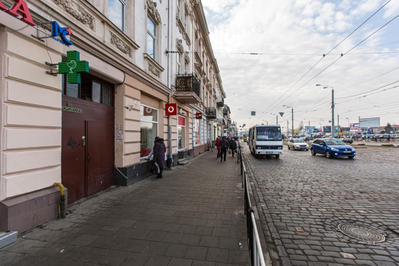 Нова Квартира Студія Біля Ж/Д Вокзалу На Вул. Городоцькій リヴィウ エクステリア 写真